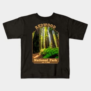 .Redwood National Park Kids T-Shirt